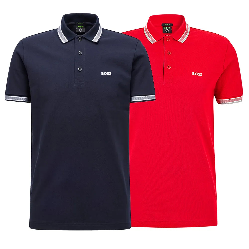 [KAUFEN SIE 1 ERHALTEN SIE 2] Kit 2 H. Boss Poloshirts