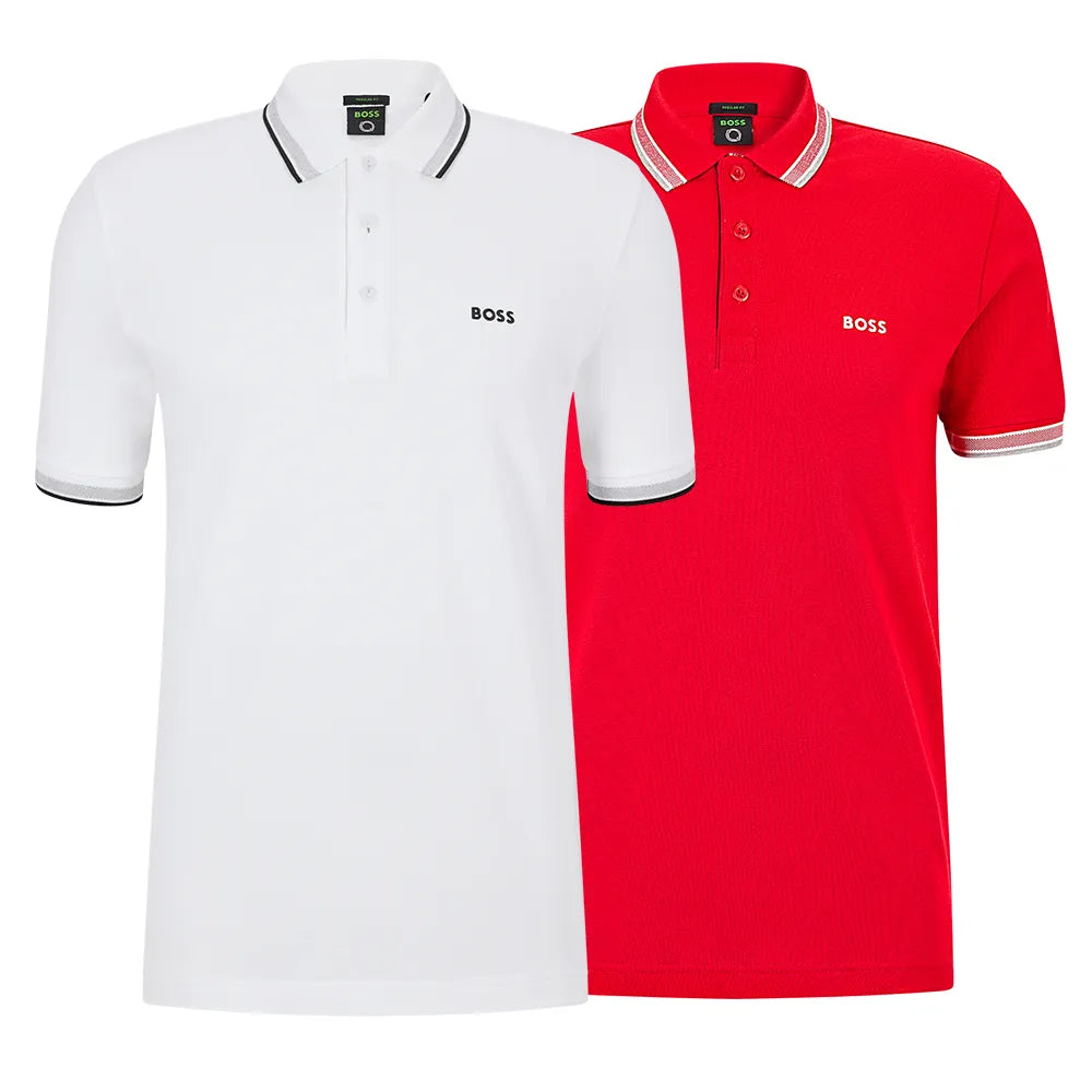 [KAUFEN SIE 1 ERHALTEN SIE 2] Kit 2 H. Boss Poloshirts