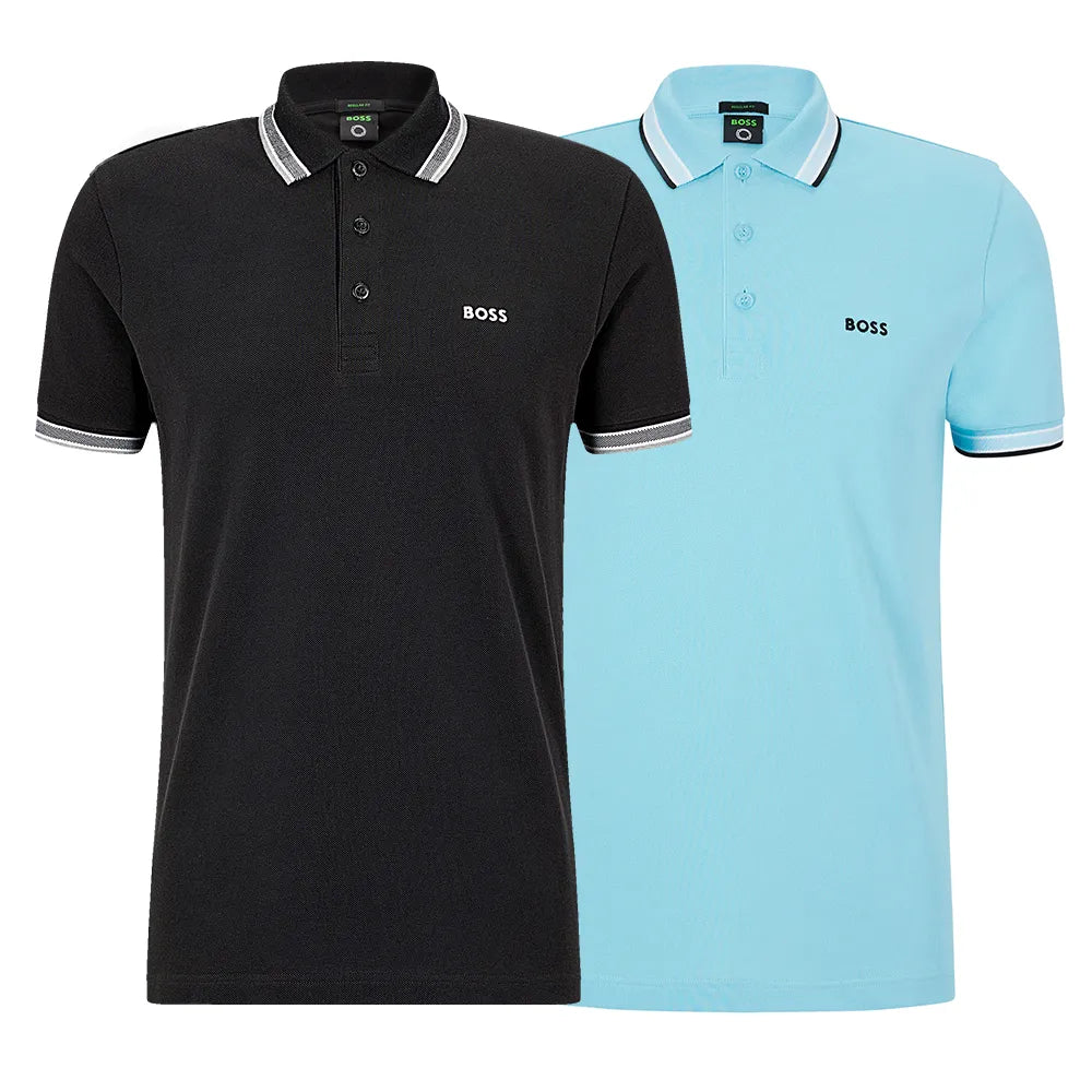 [KAUFEN SIE 1 ERHALTEN SIE 2] Kit 2 H. Boss Poloshirts